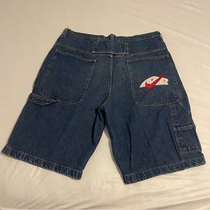Vintage Nike Denim Shorts Men’s 42 Blue Boot Jorts Skater Y2K